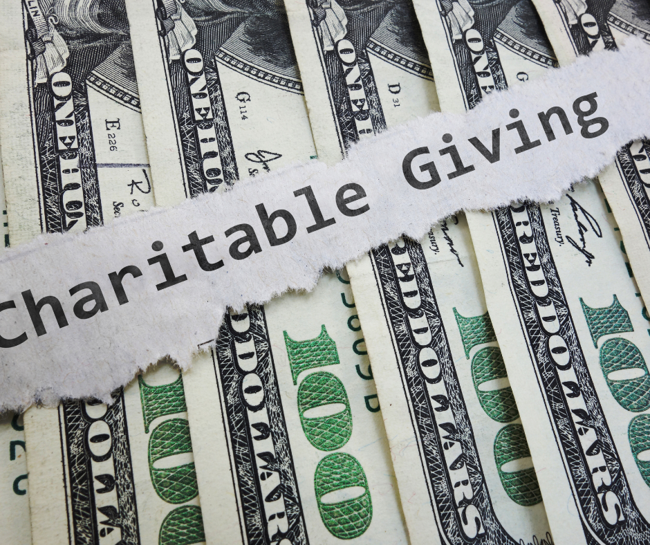 increases in charitable giving