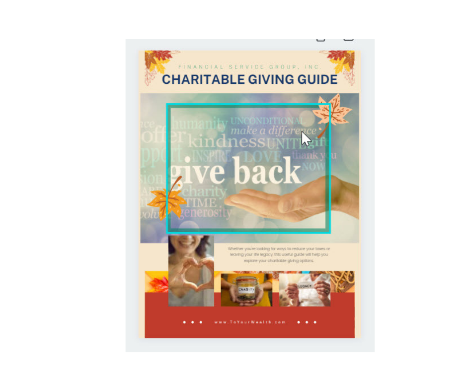 Charitable giving options
